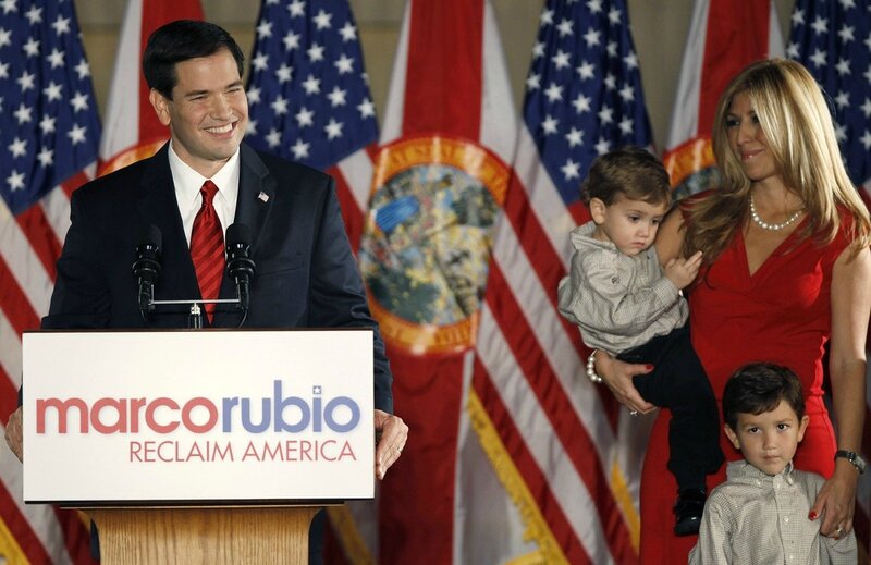 Marco Rubio with Family