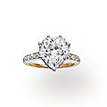 I think I'm in love! Rare <b>heart</b>-<b>shaped</b> <b>diamond</b> ring up for auction at Bonhams New York