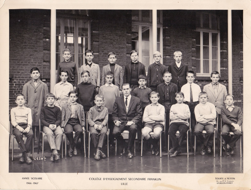 Groupe de collégiens 1964-65 réduite