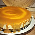 <b>Cheesecake</b> breton : caramel au beurre salé et pommes caramélisées 