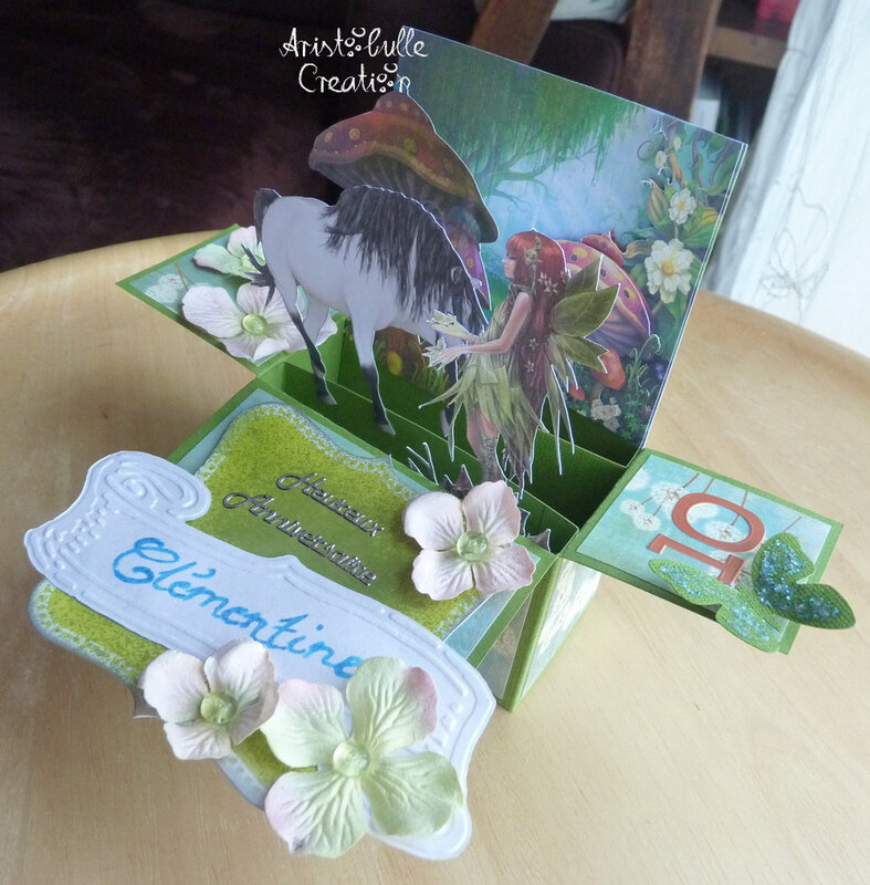 card in a box forêt enchantée - 28 août 14