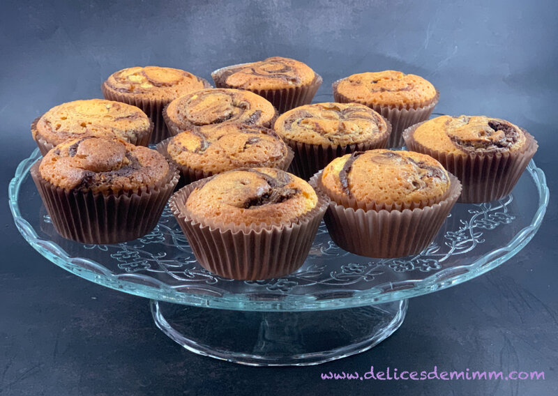 Muffins à la pâte à tartiner 2