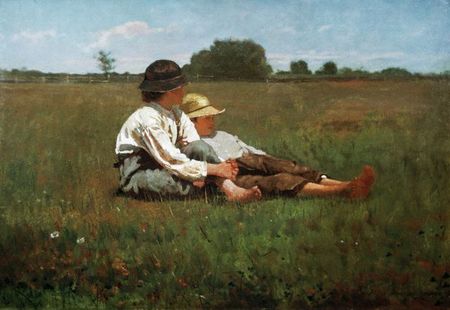 Boys in a Pasture Winslow Homer