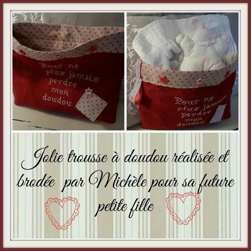 Trousse à doudou de Michèle