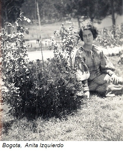 1936 09 27 Bogota Izquierdo Anita soeur d'Emma