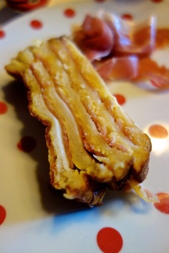 croque-monsieur cake
