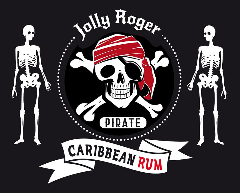 label pirate skull rum printable rhum Birthday 26