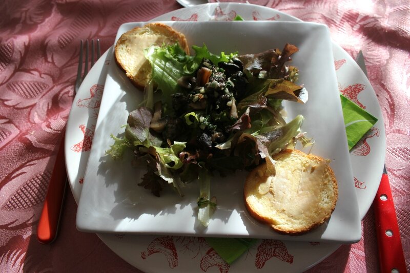 Salade escargots