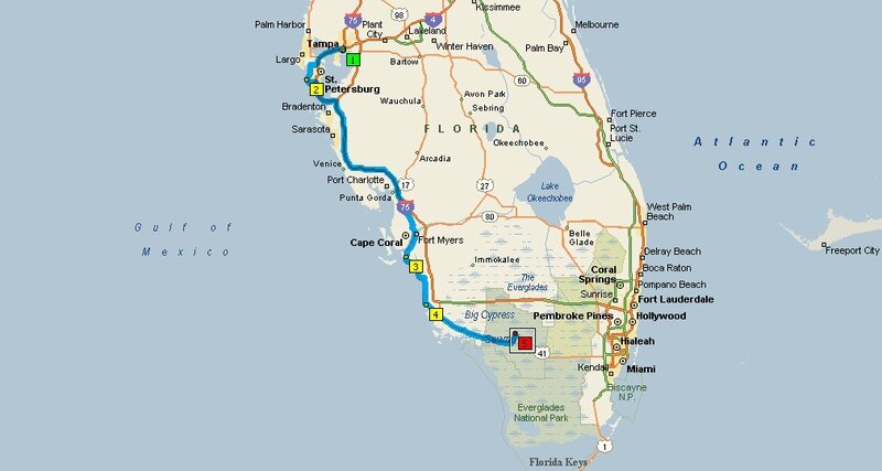 Florida Map trip