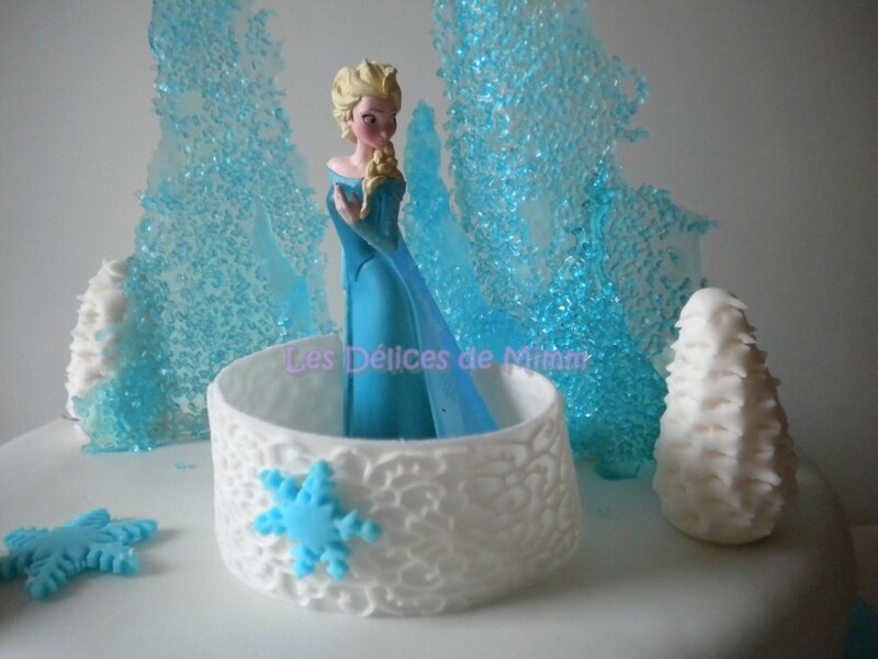 Gâteau La reine des neiges (Frozen) 4