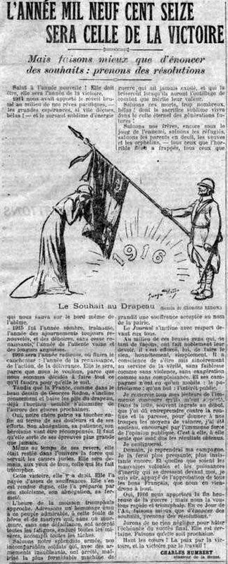 Le journal 01 01 1916
