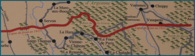 Ligne de front 1915