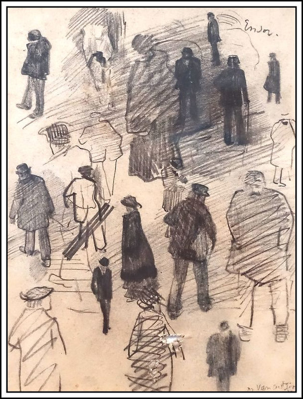 James Ensor - silhouettes - 1880-1882