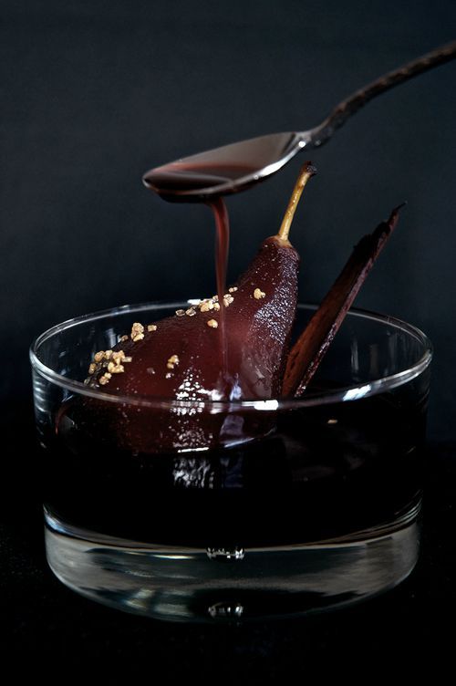 recettes Poires au vin épicé