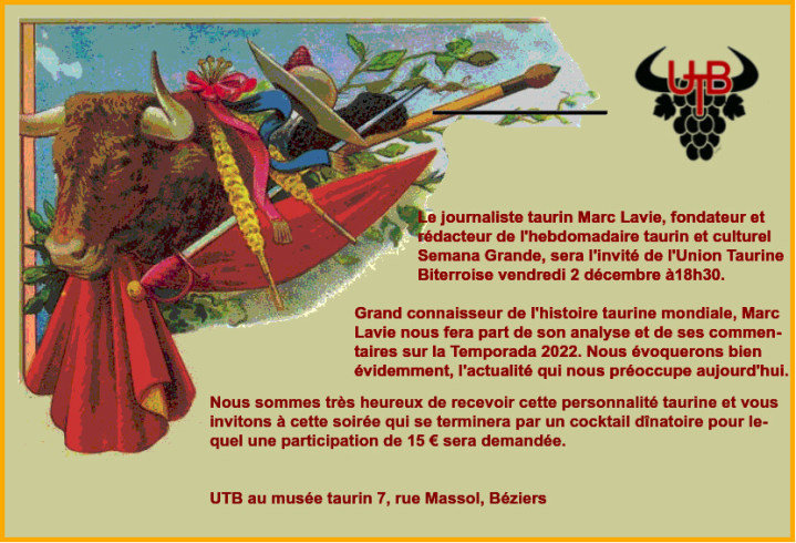M Lavie à l'UTB