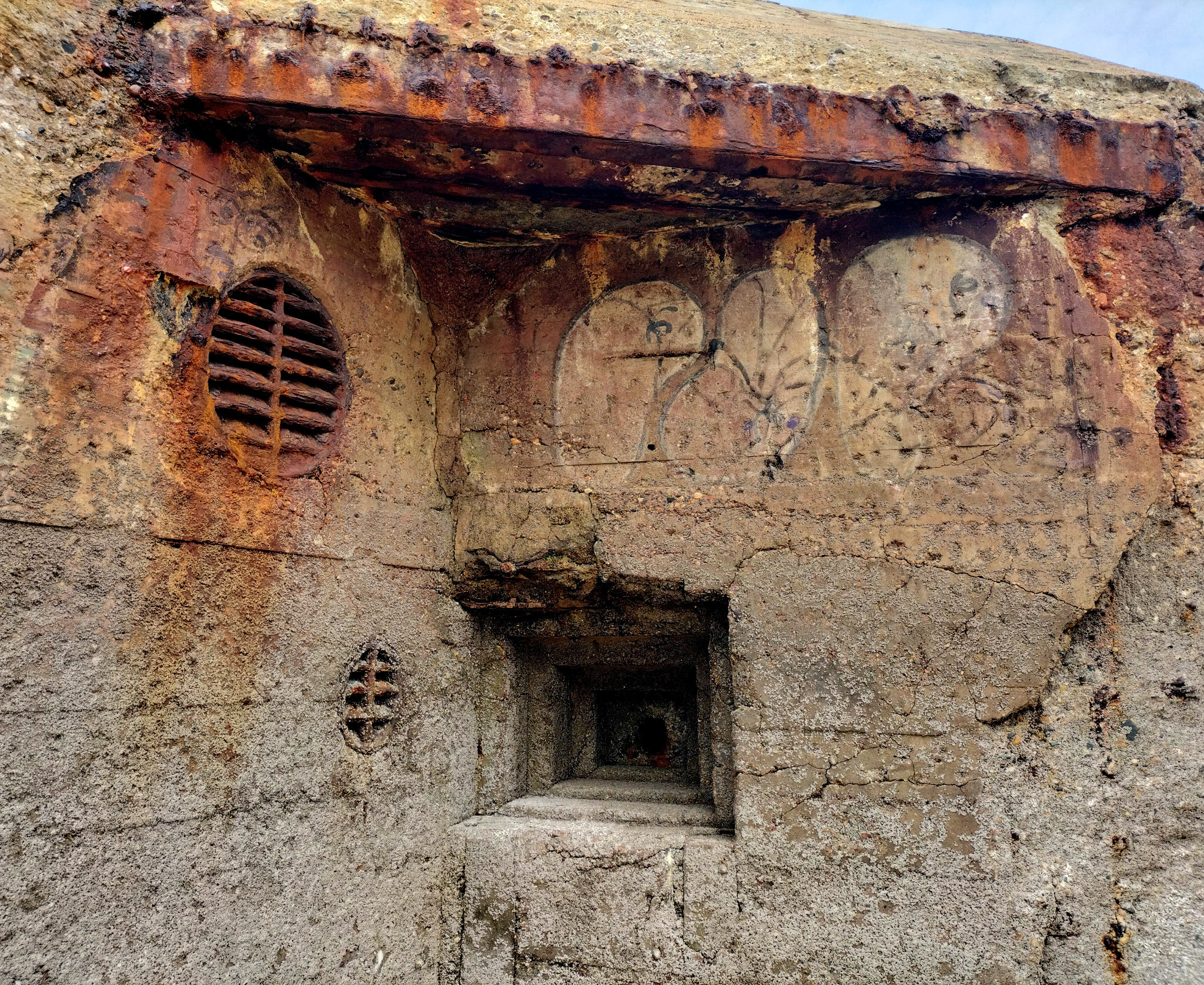 Capbreton, plage de la Savane, blockhaus, rouille, octobre 2022, insta (40)