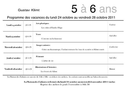 vacances 5 à 6 ans
