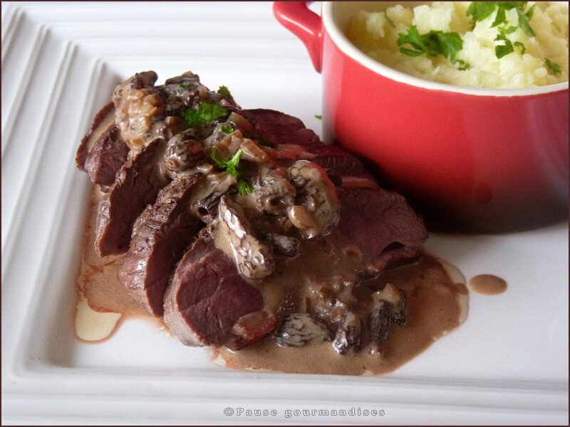 Magret de canard aux morilles de Cachemire (12)