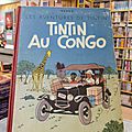 <b>Tintin</b> au <b>Congo</b> 1947 280€, au pays de l'or noir 1950 350€, le sceptre d'Ottokar 1948 100€, par Hergé