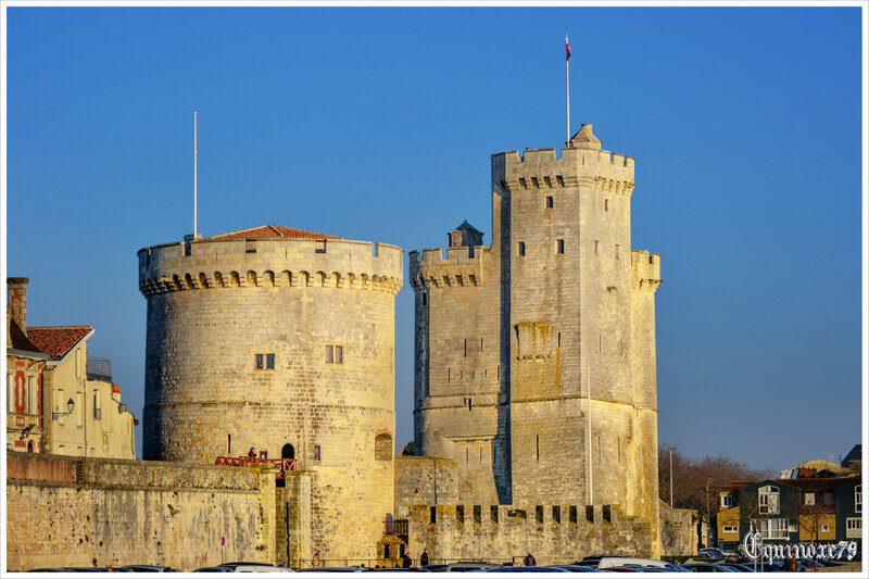 Le vieux port de la Rochelle, Tour St-Nicolas, Tour de la Chaine, Tour de la Lanterne