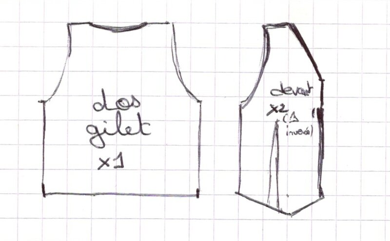 patron gilet charles