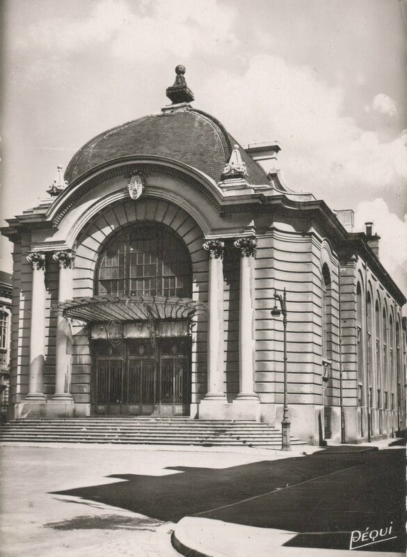 CPSM Belfort Salle des Fêtes 1950-60