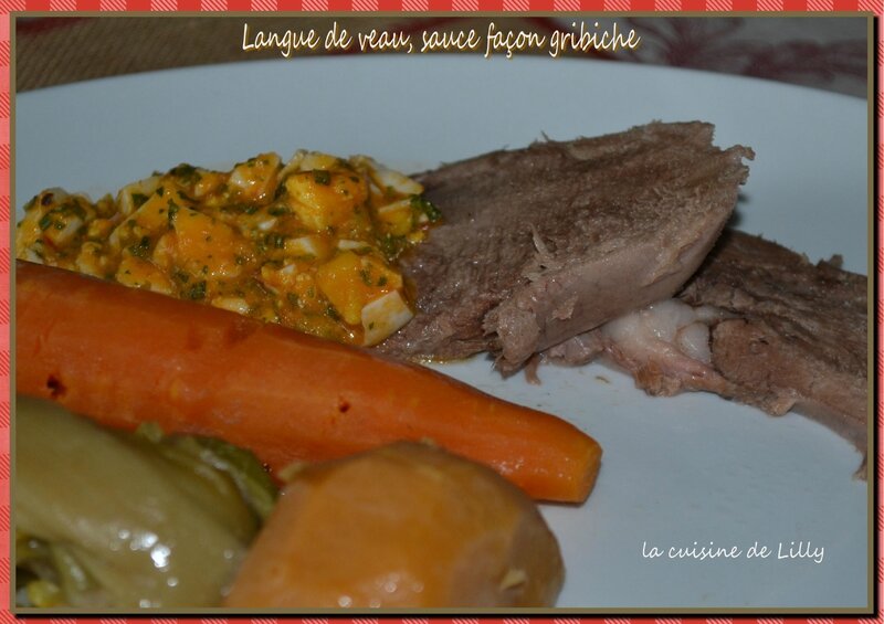 langue de veau, sauce gribiche