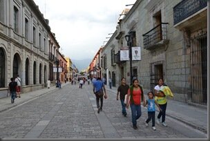Rue de Oaxaca - Oaxaca Strasse