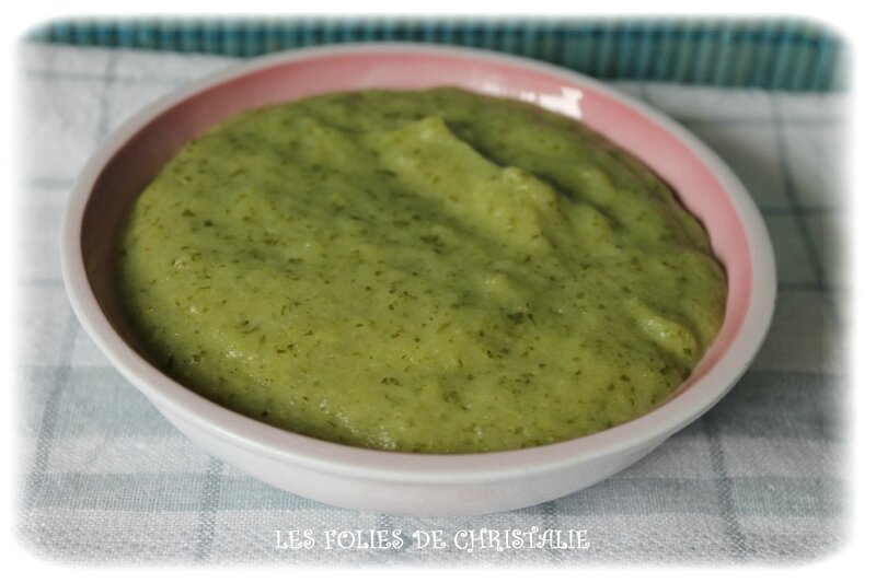 Purée fanes de radis 1