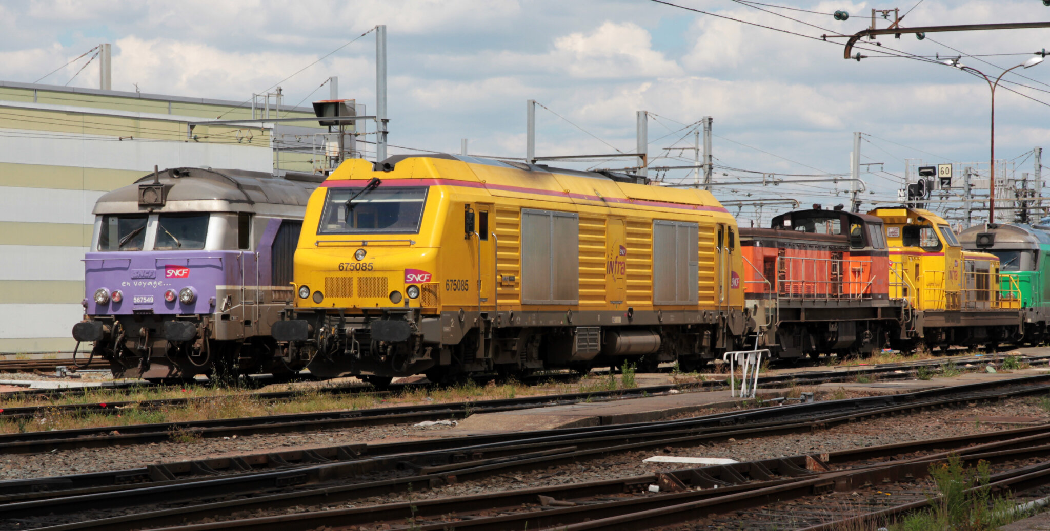 BB 75085 infra, dépôt de Bordeaux