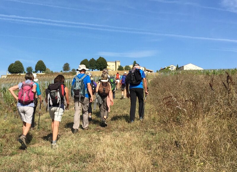 la montée vers le Chateau de Pic