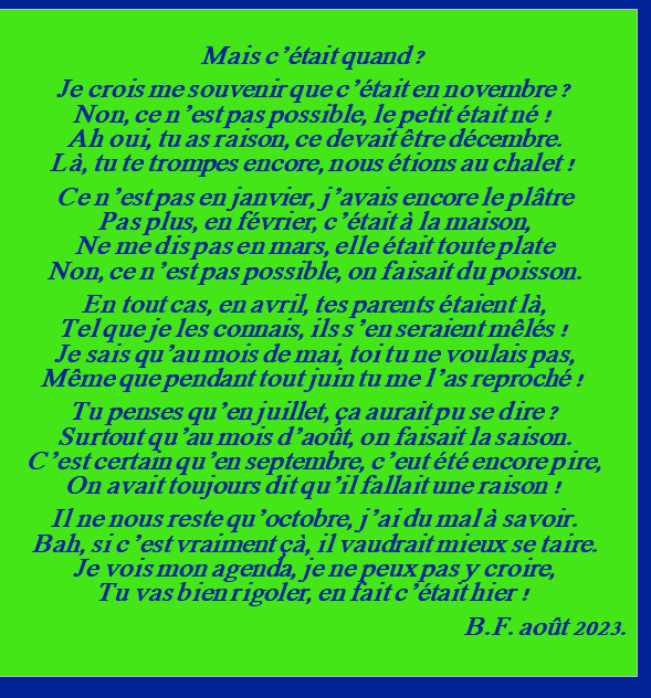 Mais c'était quand m40