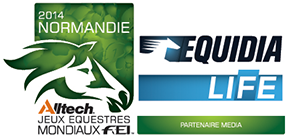 Equidia Life JEM2014 Jeux Equestres Mondiaux Normandie logo