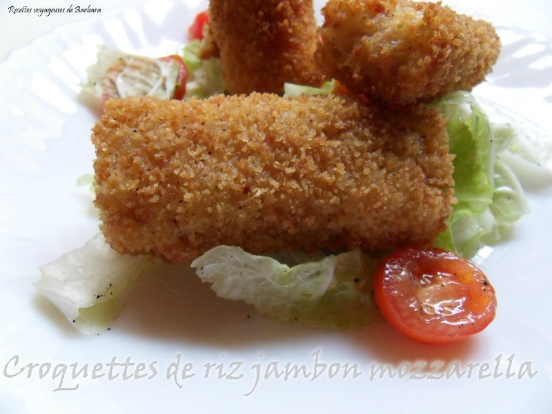 croquettes de riz mozarella jambon1