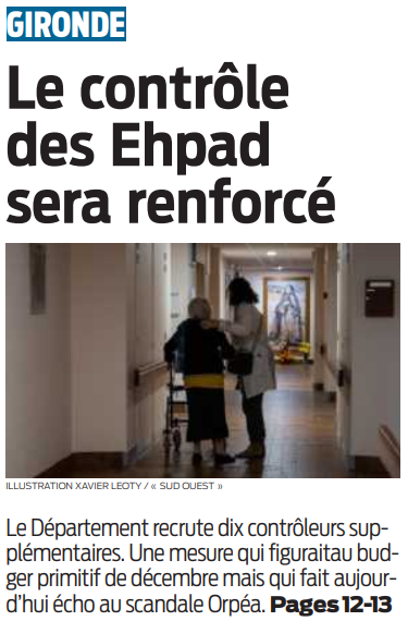 2022 03 29 SO Gironde Le contrôle des Ehpad sera renforcé