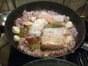 saumon cuit