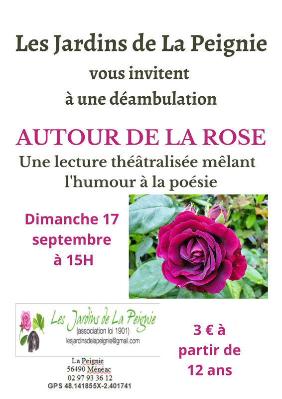 AUTOUR DE LA ROSE Septembre