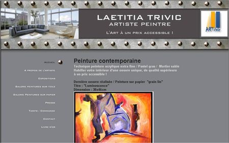 Page_d_accueil_SiteWeb_ARTRIVIC