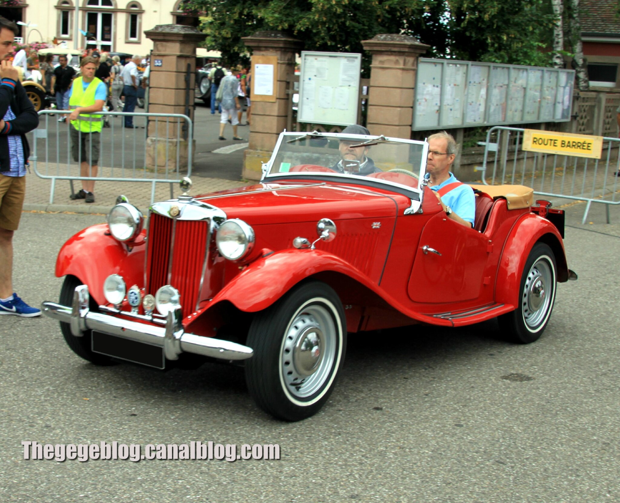 Mg type TD convertible (Retrorencard aout 2012) 01