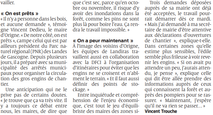 2022 08 30 SO Les communes préparent le retour des forestiers avec appréhension3