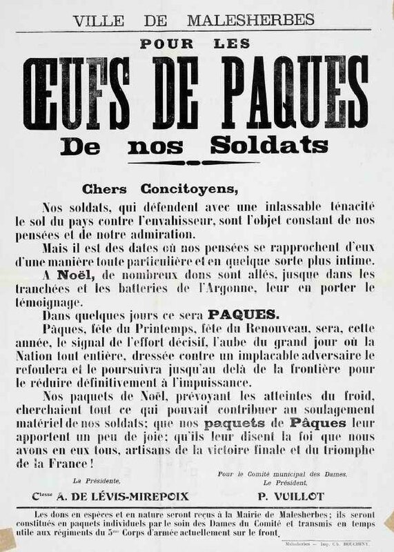 Oeufs de paques de nos soldats