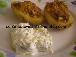 Pommes de terre farcies façon Annie recettes plats Pommes de terre farcies