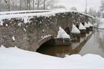 le pont qui enjambe l'Ouche