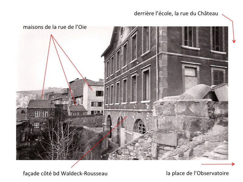 école Observatoire, croquis de position