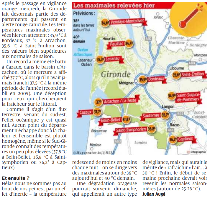 2022 06 17 SO Vague de chaleur Les températures grimpent encore sans échappatoire2