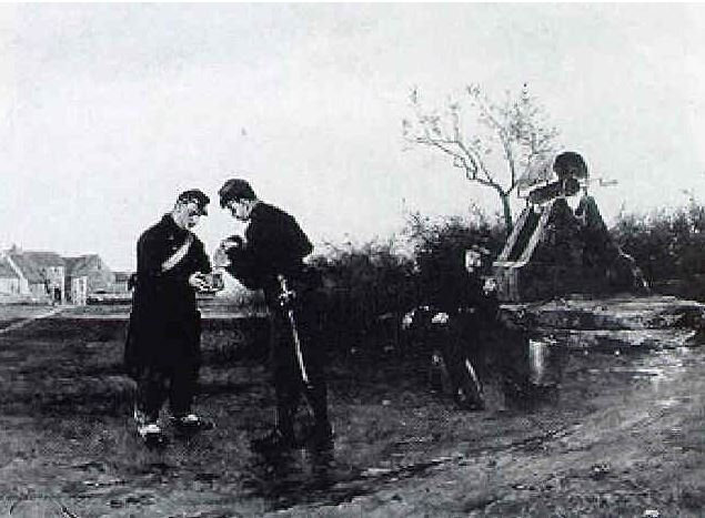 Berne-Bellecour, la halte (1896)
