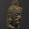 Tête de bodhisattva, <b>Art</b> du <b>Gandhâra</b>, ca 2°-4° siècles