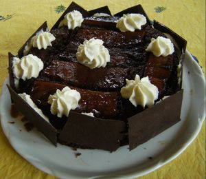 gâteau à l’ananas et aux chocolats gâteau à l’ananas et aux chocolats