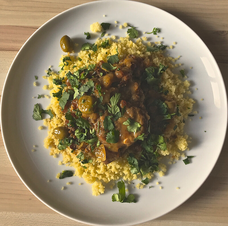 tajine de collier d'agneau à ma façon