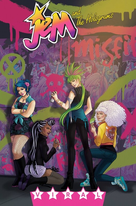 IDW jem and the holograms vol 2 viral TP